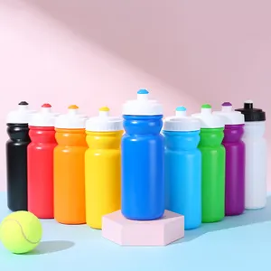Bouteille d'eau de sport en plastique HDPE multicolore Spot bouteille d'eau de sport en plein air