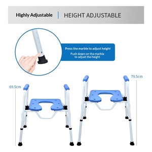 Premium No Drilling Universal Fit Pregnant Women Elderly Toilet <b>Chair</b> - Product Image 2