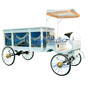 Carroza Fúnebre Eléctrica de Estilo Vintage, Carroza Fúnebre Personalizada, Carroza Fúnebre Eléctrica con Caballos para Bahamas - Product Image 3