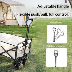 Chariot de transport pliable industriel personnalisable, petit chariot de camping extérieur, chariot de rangement, chariot <span class=keywords><strong>utilitaire</strong></span> pour le sport, chariot de courses - Product Image 4