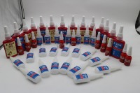 FM40 E-ASIA 243 Colle anaérobie pour verrous de filetage, adhésif instantané, silicone transparent, flacon de 10 ml pour la construction et la menuiserie