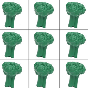 Pelota Antiestrés de PU con Forma de Brócoli y Juguetes Relajantes Promocionales para Niños y Adultos - Product Image 1