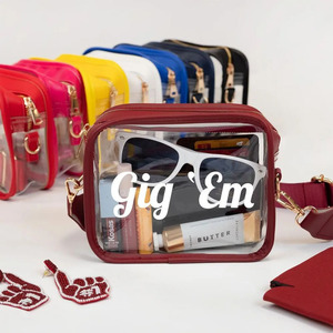 Sac bandoulière transparent pour femme, 18 couleurs, sans minimum de commande, idéal pour le week-end et les événements en plein air - Product Image 2