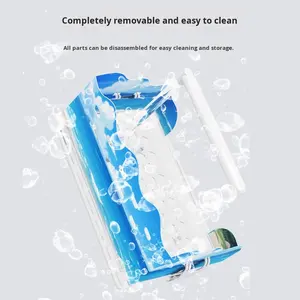 Acquazzone elettrico pappagallo peonia modello pelle di tigre bottone interno esterno gabbia per uccelli scatola da bagno per uccelli - Product Image 5