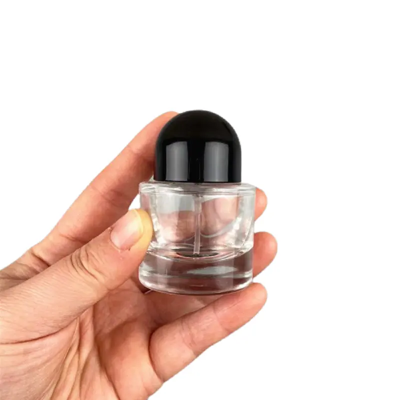 30ML leere Glas parfüm flasche Clear Women Mist Sprayer Kosmetik behälter Nachfüllbare Zerstäuber Parfüm Duft flasche