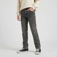 Jean Galant pour Garçons 10-15 Ans Coupe Slim Vintage Décontracté en Denim Écologique pour Usage Quotidien Mode Urbaine Vente en Gros