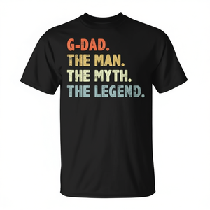 Camiseta G-Dad, el Hombre, el Mito, la Leyenda, Regalo del Día del Padre para Papá y Abuelo, Ropa Promocional - Product Image 2