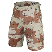 Shorts Cargo Militaires Vintage pour Hommes KSP-BDK-PR - Tissu Ripstop Polyester/Coton Taille Mi-Haute - Imperméables et Durables
