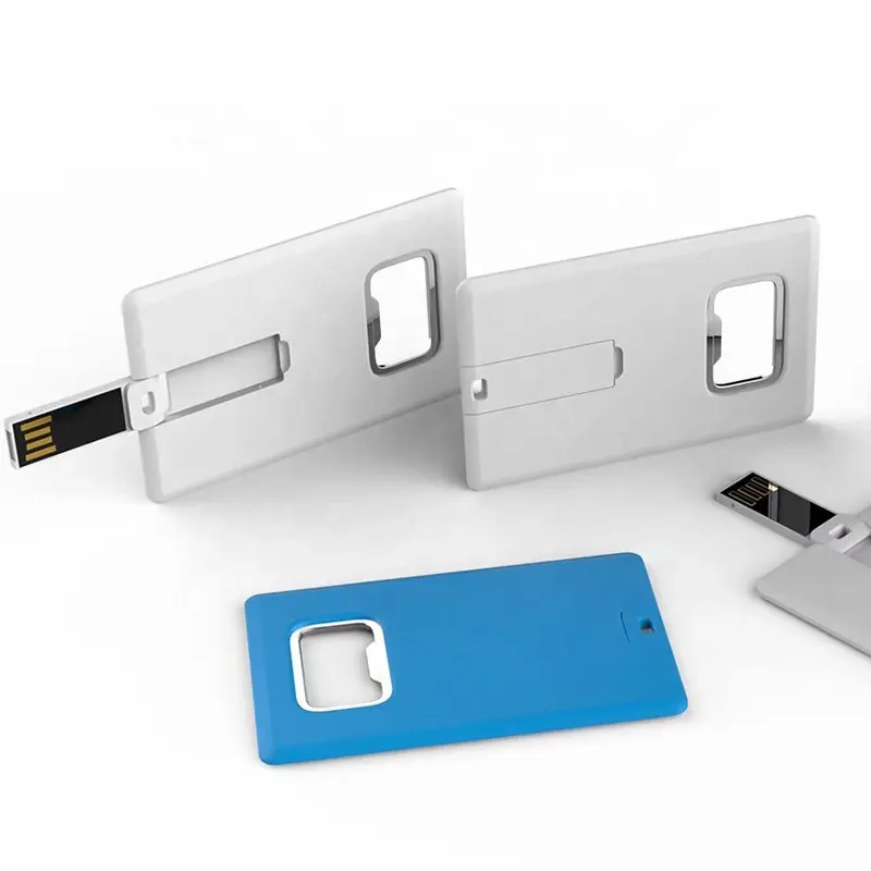 Draagbare Multifunctionele Usb Drive 2.0 Flesopener Usb Flash Drive 16Gb Creditcard Usb Geheugenstick 32Gb