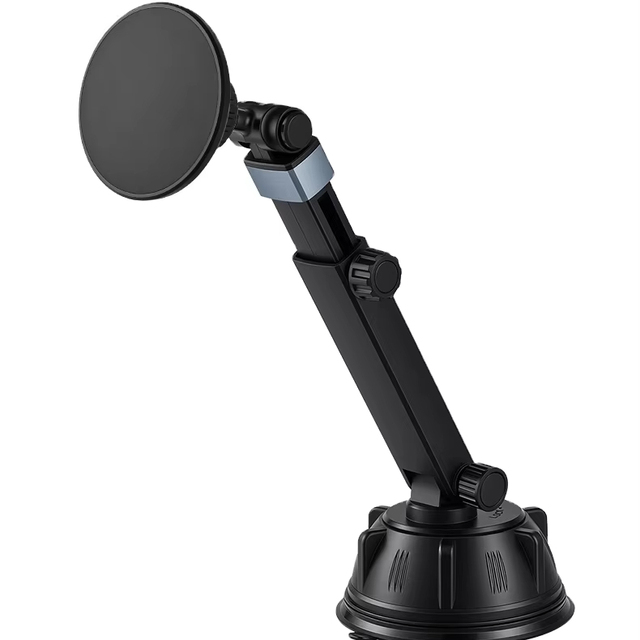 Universal Flexible Telescopic 360 Rotating Magnetic Suction Cup Car Phone Holder for Dashboard Windshield Wall Mobile Stand