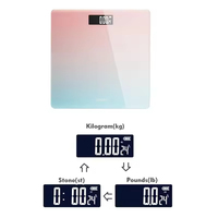 Prix d'usine, balance intelligente personnelle pour le corps, écran numérique électronique portable, verre trempé, alimentée par batterie, salle de bain