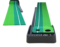 Tapis de golf d'intérieur avec retour automatique de balle, ensemble d'entraînement au putting de 2,5 m, marque OEM CN
