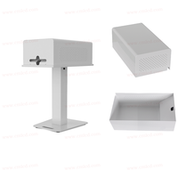 Support et Housse Légers et Faciles à Installer pour Imprimante Photo – Blanc et Noir – Étui de Protection pour Imprimante Photobooth