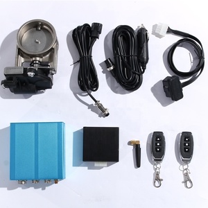 ユニバーサル高性能<span class=keywords><strong>3</strong></span> "レーシングカーサウンドブースターバルブマフラー車排気バルブ付き - Product Image 5