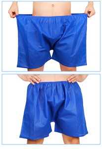 Beauty Spa <span class=keywords><strong>Massage</strong></span> Einweg Herren Boxer Höschen Vlies Boxershorts Mann Höschen Unterwäsche - Product Image 6