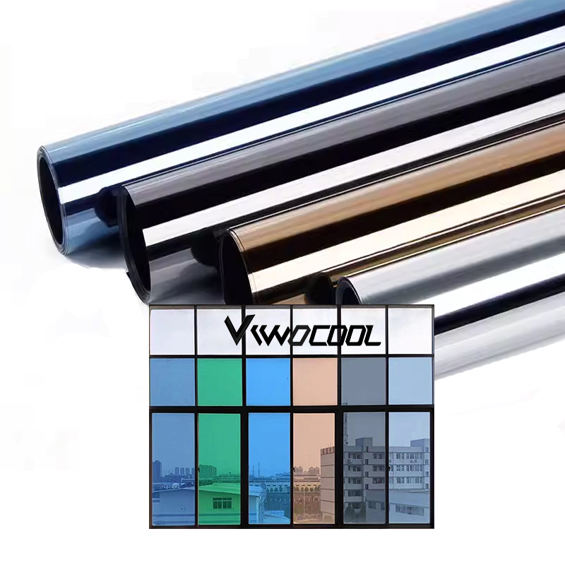 Viwocool Современная самоклеящаяся декоративная Строительная пленка UV99 красочное тонированное стекло UVR99 Защитная Наклейка на окно