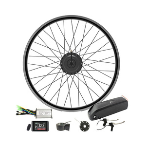 36v 350w mozzo di trazione posteriore Ebike Motor con ingranaggi Brushless KT centralina 250w Kit di ruote di bicicletta elettrica anteriore - Product Image 1