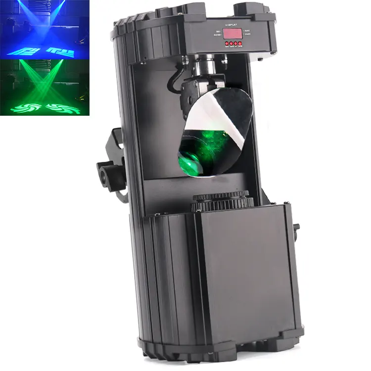 Marslite Stage Light LED Mirror Scan 30W 8 Colors+Gobos+Spot Lighting RGB LED Scanner for Party Night Club Dj Equipment