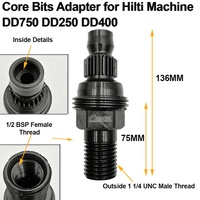 Adaptateur fileté pour foret diamanté (DD-BL vers DD-BS) DD160E DD200 DD250E DD350 Adaptateur HILTI pour machine à forer Hilti