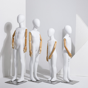 Consegna veloce in fibra di vetro completo corpo in piedi vestito forma per bambini bambini manichino per negozio - Product Image 5