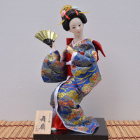 Poupées humanoïdes en kimono de 12 pouces en résine congelée, nouveau modèle, décoration de restaurant de cuisine japonaise, décoration d'intérieur