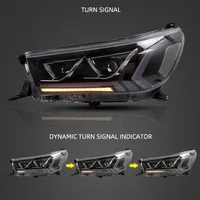 LED 4-Linsen Wasserdichter 5000K 12V/24V Pickup-Autoscheinwerfer für Hilux Revo Rocco 2016-2019