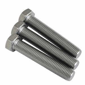 Perno Hexagonal de Acero Inoxidable Dúplex 2205 Personalizado M16x120 Totalmente Roscado, Pasivado y Decapado, con Marca CE para Equipos Pesados, Servicio OEM - Product Image 1