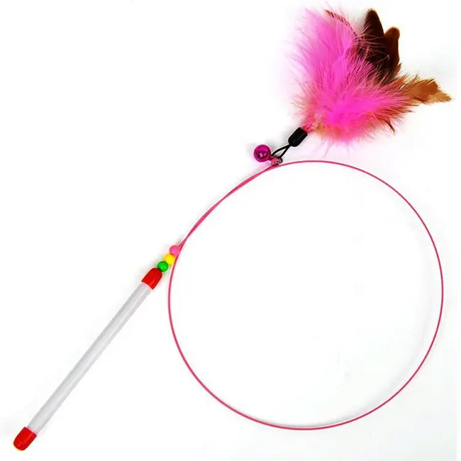 collapsible cat fishing pole Retractable Wand Package Includes retractable fishing pole cat toy