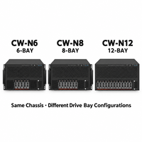 Boîtier de serveur NAS série CW-N 6, 8, 12 baies, échange à chaud, SATA SFF-8643, ATX, MATX, ITX, châssis de stockage 8 PCIe