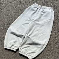 Ensemble de survêtement surdimensionné personnalisé en coton pour hommes, ensemble de 2 pièces, pantalon de survêtement ample et sweat-shirt
