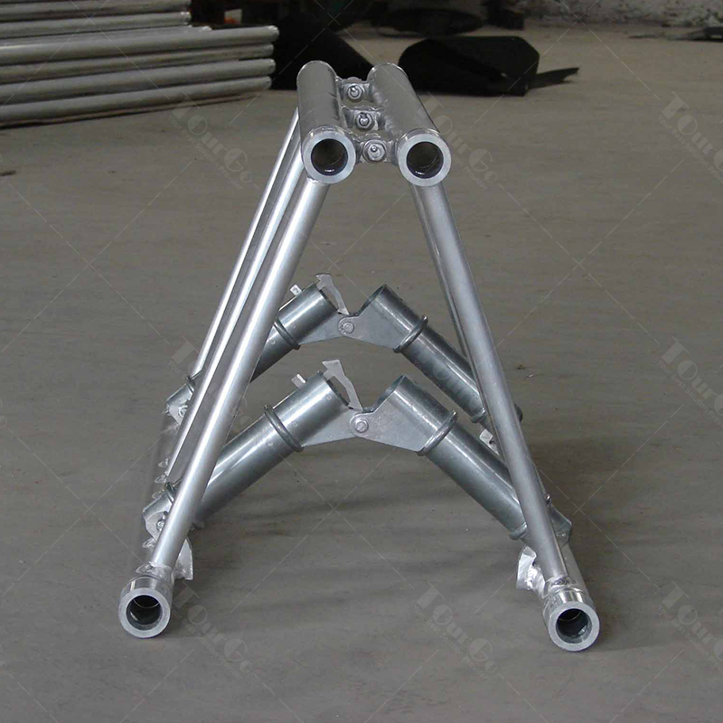 spigot type heavy duty concert stage aluminum triangle folding truss