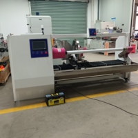 Machine de découpe automatique de rouleaux de ruban adhésif en papier, contrôlée par PLC, Schneider Siemens Mitsubishi