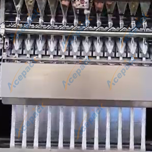 Acepack tốc độ cao đầy đủ-<span class=keywords><strong>servo</strong></span> đa-lane Gói máy đóng gói cần thiết cho thực phẩm hóa chất Pouch Túi Phim nhựa PLC Điền - Product Image 6