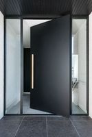CBMMart US Villa Porte d'entrée principale Portes pivotantes en bois au design moderne
