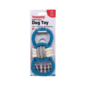 Yommy Rope Dog <b>Toy</b> 20cm <b>Interactive</b> <b>Pet</b> Plaything - Product Image 2