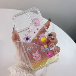 Funda para Teléfono <span class=keywords><strong>Honor</strong></span> X5b X6b 60plus, Diseño 3 en 1, con Purpurina, Epoxi 3D, Patrón de Degradado, Novedad 2025 - Product Image 6