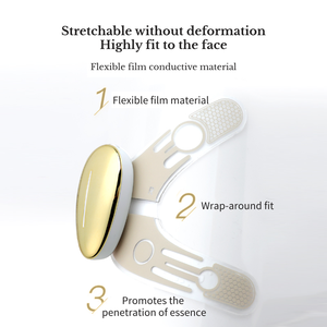 Dispositif facial à microcourant Patchs de <span class=keywords><strong>masque</strong></span> pour les yeux Nouveau dispositif de beauté des yeux conducteur flexible - Product Image 4