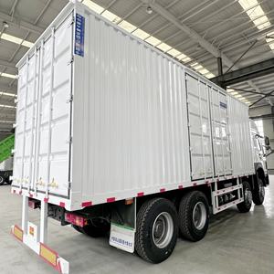 Camion Commerciale Usato Sinotruk Howo 371 per Impieghi Gravosi 8x4 con Furgone Sino Box, Alimentazione Diesel, Autocarro a 12 Ruote in Vendita - Product Image 4