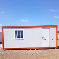 Maisons conteneurs galvanisées, 20 pieds, maison de luxe, maison conteneur préfabriquée, marque PNS, 20 pieds, 40 pieds, magasin de conteneurs