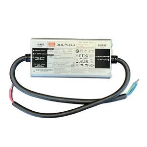 Mean Well XLG-75-24-A 75W 24V Alimentatore IP67 3.1A Ingresso 220V 110V per Illuminazione Esterna MW - Product Image 1
