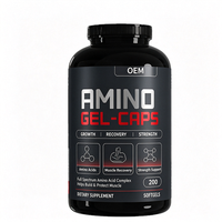 Gélules d'acides aminés à spectre complet pour le soutien quotidien des muscles et de l'énergie – Supplément premium d'acides aminés essentiels