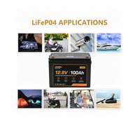 Groothandel op maat gemaakte 25.6V 200Ah LiFePO4 Deep Cycle batterij Bluetooth BMS 6000 cycli Graad A 5120Wh Off Grid