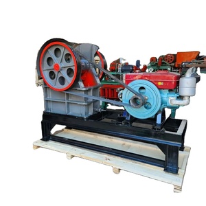 <b>Portable</b> PE250*400 Mobile Jaw Crusher for Construction Ore Crushing Brand New Engine Bearing Motor Gear for Small Mining - Product Image 3