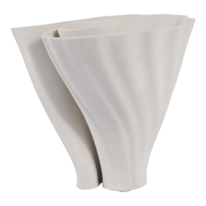Vaso Stampato in 3D, Vaso Decorativo Contemporaneo per Soggiorno, Camera da Letto, Ufficio, Casa, Elegante Vaso in Resina - Product Image 3
