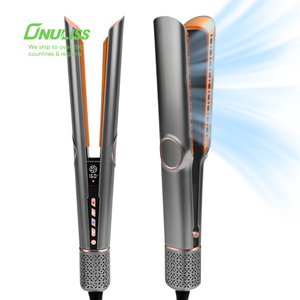 <span class=keywords><strong>Meilleur</strong></span> fer à lisser salon 2 en 1 fer plat humide à sec lissage avec air <span class=keywords><strong>plancha</strong></span> cabello fer à lisser à air chaud - Product Image 1