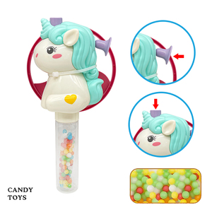 Jouets en plastique licorne mignons, remplis de <span class=keywords><strong>bonbons</strong></span> durs, avec soucoupe volante lumineuse pour enfants et adolescents, pour jouer en extérieur - Product Image 6