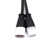 Flacher 2-poliger Stecker LED-Streifen Licht Außen strom versorgung Anschluss Solar kabel Anschluss kabel