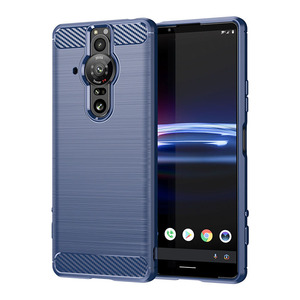 Coque de téléphone en TPU en Fiber de carbone de haute qualité pour Sony <span class=keywords><strong>Xperia</strong></span> <span class=keywords><strong>Pro</strong></span> XZ2 coque arrière en TPU souple - Product Image 5