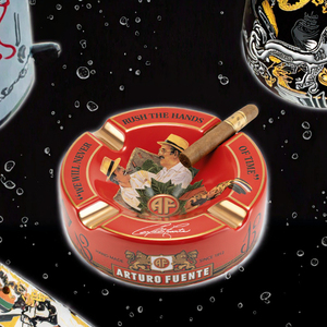 Cendrier en céramique sans fumée de haute qualité, multifonctionnel, portable, de bureau, pouvant contenir des cigarettes, des cigares, design américain, vente en gros - Product Image 2