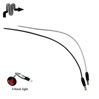 Kabel 25cm 2468 22 Awg yang Dapat Disesuaikan Dengan Konektor Jantan Digunakan untuk Lampu Penanda Samping LED 3/4 inci